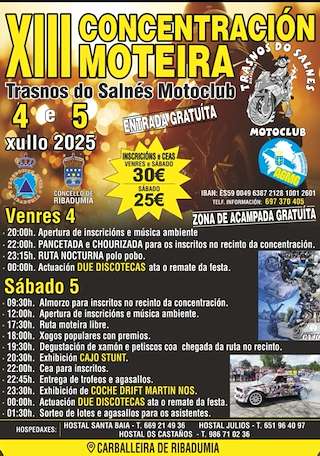XIV Concentración Motera Trasnos do Salnés Motoclub en Ribadumia