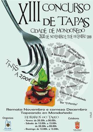 XVIII Ruta de Tapas (2025) en Mondoñedo