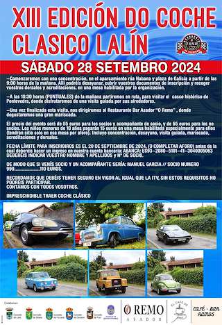 XIV Edición do Coche Clásico en Lalín