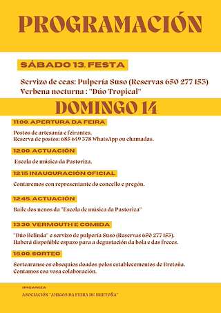 XIV Festa da Bola de Liscos e das Freces de Bretoña en A Pastoriza