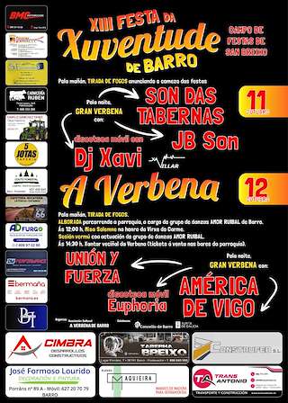 XIV Festa da Xuventude en Barro