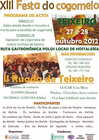 XXV Festa do Cogomelo (2025) en Curtis