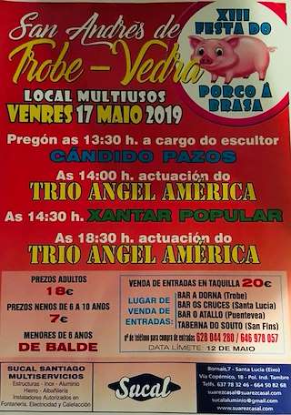 XVI Festa do Porco á Brasa de Trobe en Vedra