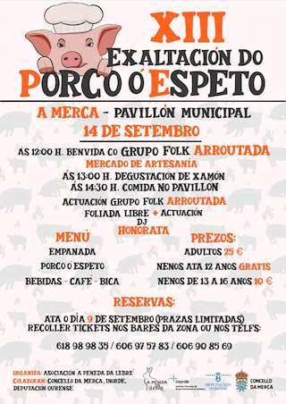 XV Festa do Porco ó Espeto (2026) en A Merca