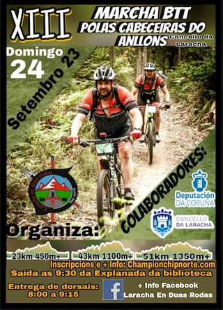 XV Marcha BTT polas Cabeceiras do Anllons en Laracha
