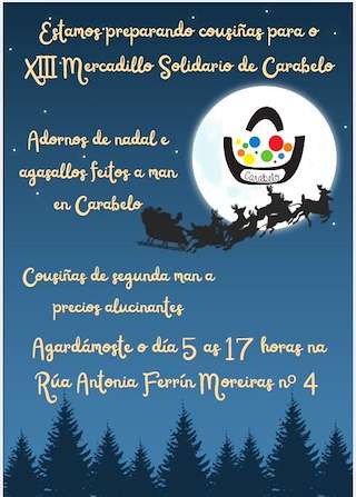 XIV Mercado Solidario de Carabelo (2026) en Lalín