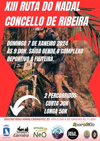 XV Ruta do Nadal BTT (2025) en Ribeira