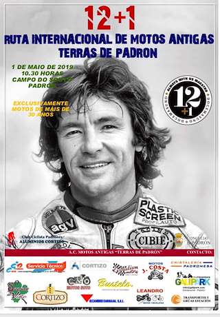 XVII Ruta Internacional de Motos Antigas en Padrón