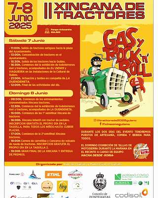 Fechas, información, programa, cartel, imágenes, mapa y ubicación de II Xincana de Tractores de Guláns  en  Ponteareas