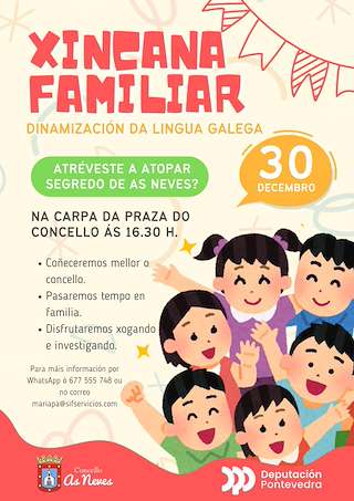 Fechas, información, programa, cartel, imágenes, mapa y ubicación de Xincana Familiar  en  As Neves