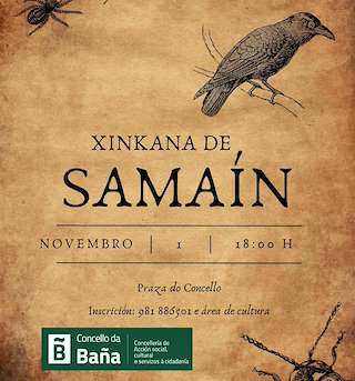 Fechas, información, programa, cartel, imágenes, mapa y ubicación de Xinkana de Samaín (2025)  en  A Baña