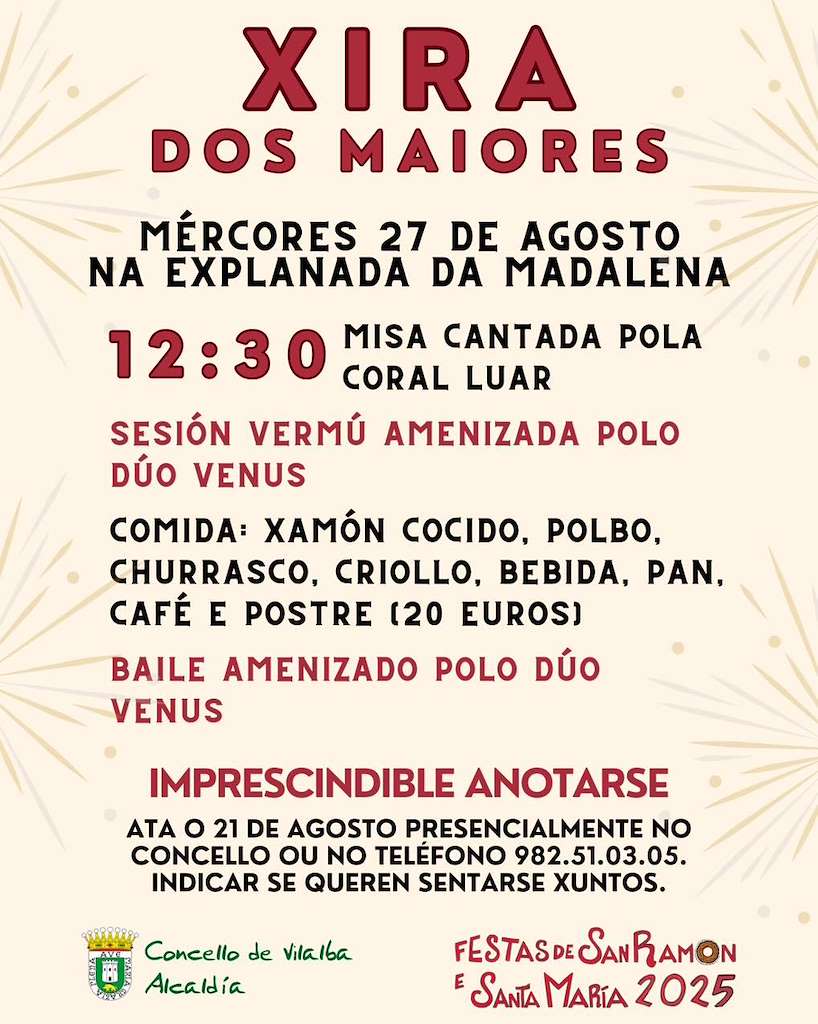 Xira da Terceira Idade  en Vilalba