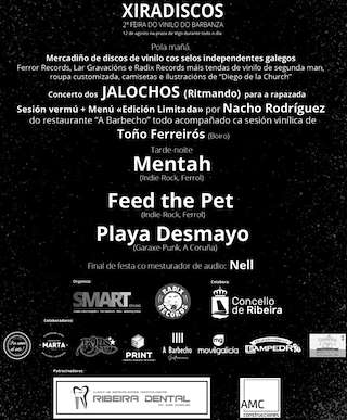 Xiradiscos - V Feira do Vinilo do Barbanza en Ribeira