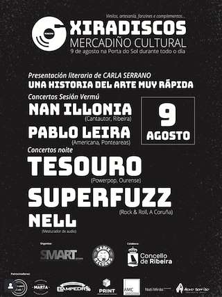 Xiradiscos - Mercadiño Cultural (2026) en Ribeira