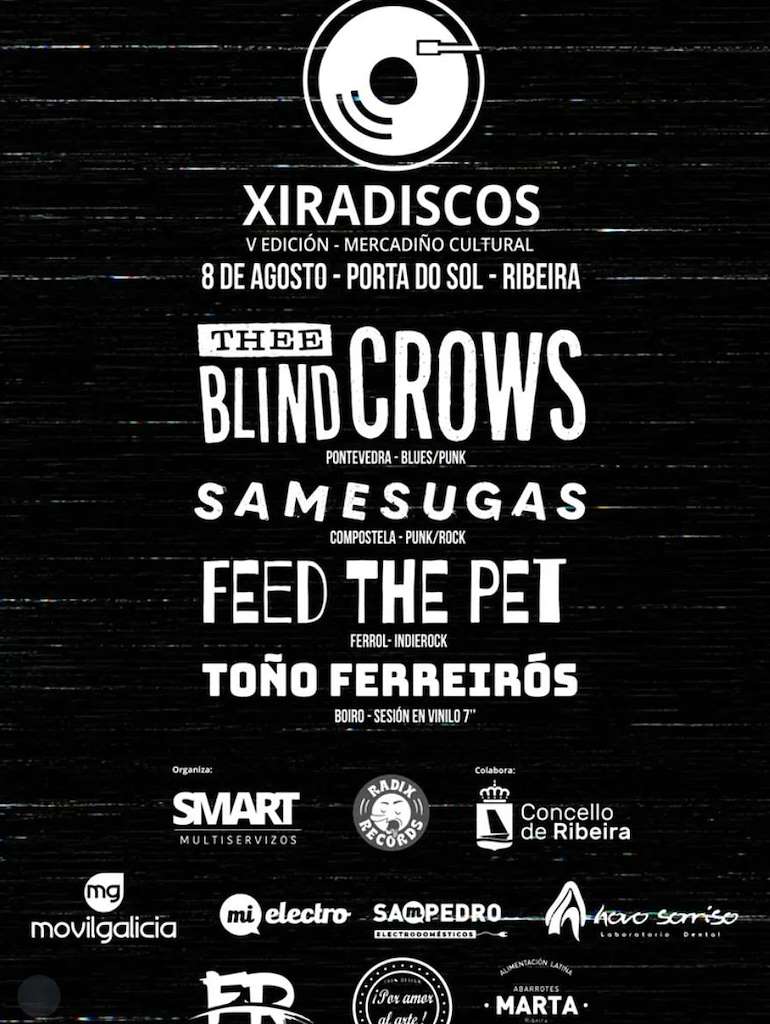 Xiradiscos - Mercadiño Cultural (2026) en Ribeira
