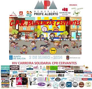 XV Carreira Solidaria do Colexio Cervantes en Lugo