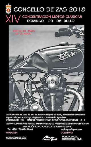 XVII Concentración de Motos Clásicas  en Zas