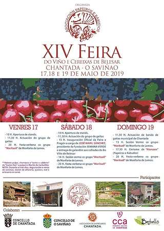 XIX Feira do Viño e da Cereixa de Belesar en Chantada