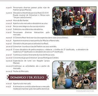 XVIII Feira Medieval en Padrón