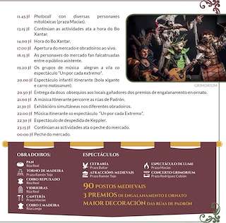 XVIII Feira Medieval en Padrón