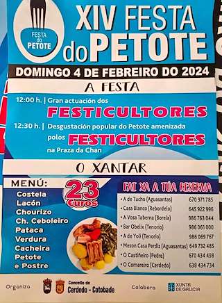 XV Festa do Petote en Cerdedo-Cotobade