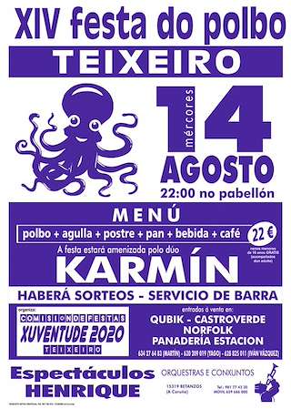 XVIII Festa do Polbo de Teixeiro en Curtis