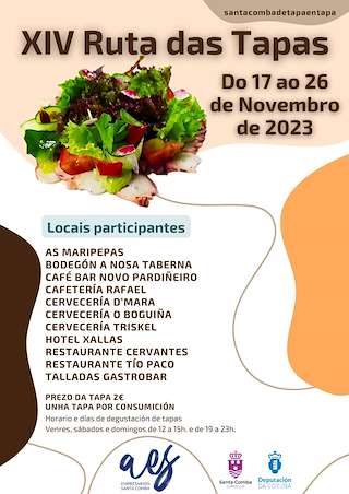 XVI Ruta de Tapas en Santa Comba