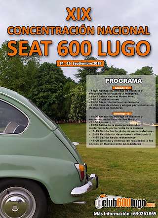 XXV Concentración Seat 600 en Lugo