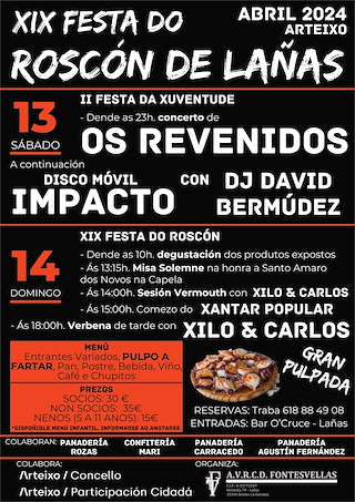 XX Festa do Roscón de Lañas en Arteixo