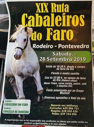 XXIII Ruta Cabaleiros do Faro en Rodeiro