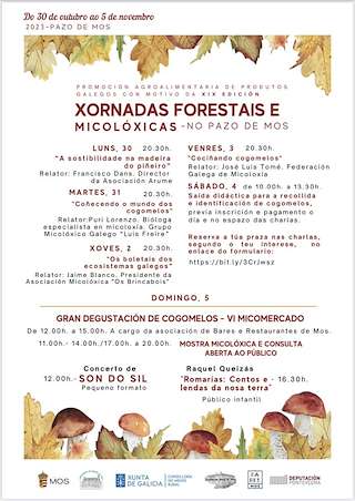 XXI Xornadas Micolóxicas e Forestais en Mos