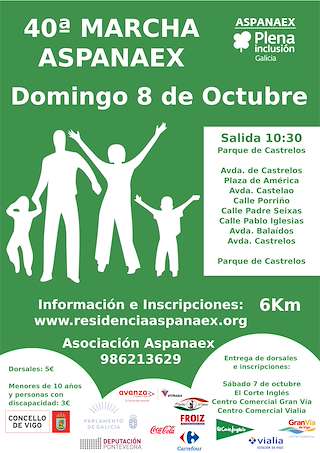 XLII Carreira Solidaria Aspanaex en Vigo
