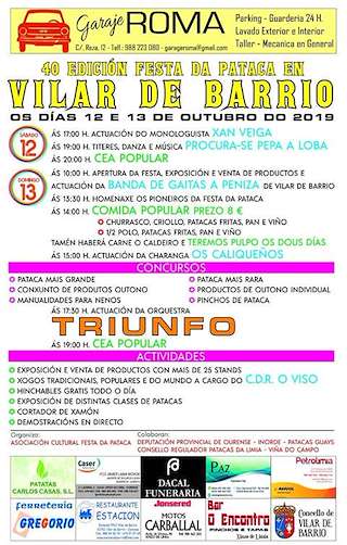 XLVI Festa da Pataca en Vilar de Barrio