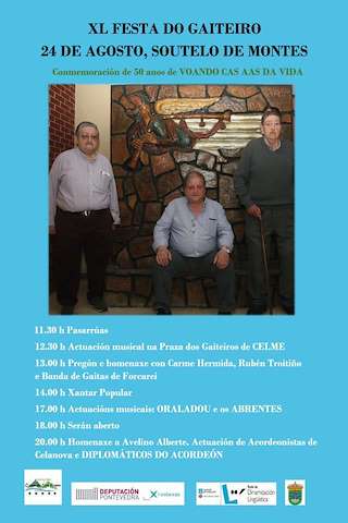 XLVI Festa do Gaiteiro de Soutelo de Montes en Forcarei