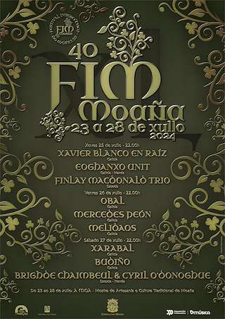 XLII Festival Intercéltico do Morrazo (2026) en Moaña