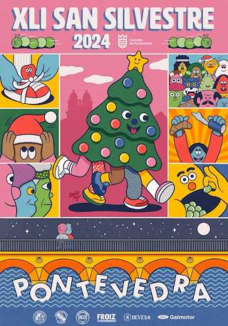 XLII Carreira Popular de San Silvestre (2025) en Pontevedra