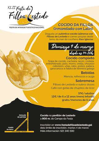 XLIII Festa da Filloa de Lestedo (2026) en Boqueixón