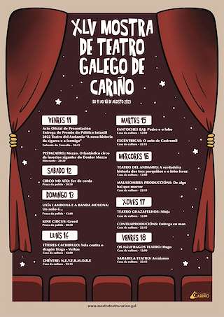 XLVII Mostra de Teatro Galego en Cariño
