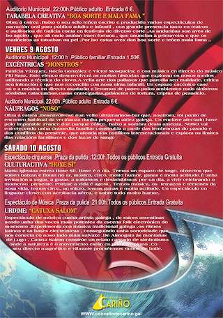 XLVII Mostra de Teatro Galego en Cariño