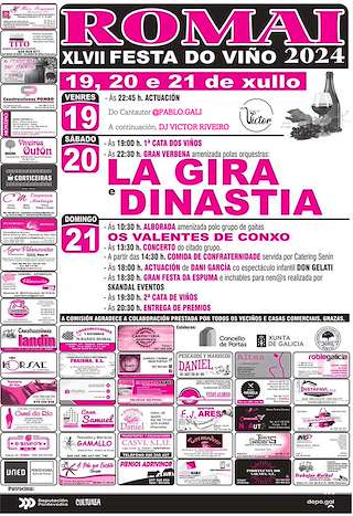 XLVIII Festa do Viño de Romai en Portas