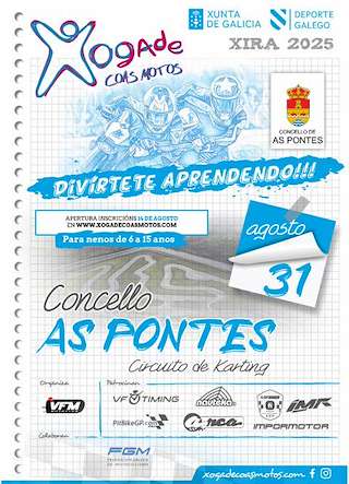 Fechas, información, programa, cartel, imágenes, mapa y ubicación de Xogade coas Motos  en  As Pontes de García Rodríguez