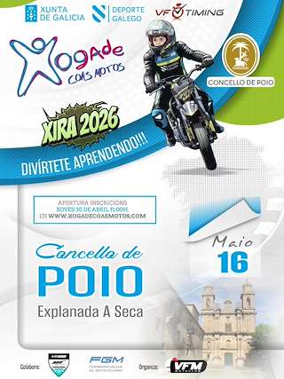Fechas, información, programa, cartel, imágenes, mapa y ubicación de Xogade coas Motos (2026)  en  Poio