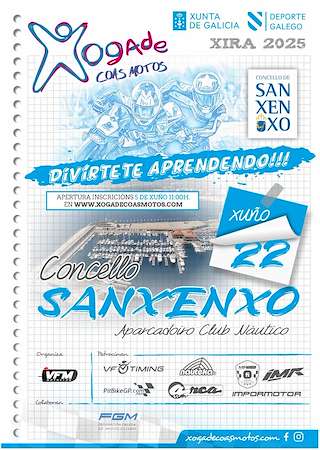 Fechas, información, programa, cartel, imágenes, mapa y ubicación de Xogade Coas Motos  en  Sanxenxo