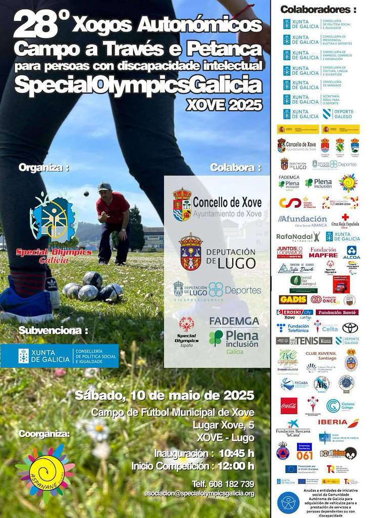 XXVIII Xogos Autonómicos Campo a Través e Petanca - Special Olympics (2025) en Xove