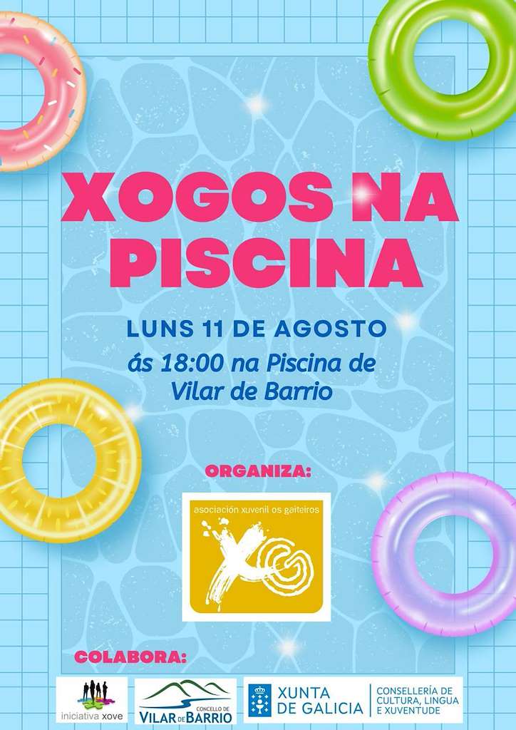 Xogos na Piscina en Vilar de Barrio