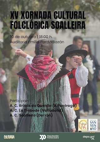 Fechas, información, programa, cartel, imágenes, mapa y ubicación de XV Xornada Cultural Folclórica Soalleira (2026)  en  Sanxenxo