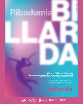 Fechas, información, programa, cartel, imágenes, mapa y ubicación de XI Xornada da Liga Galega de Billarda (2026)  en  Ribadumia