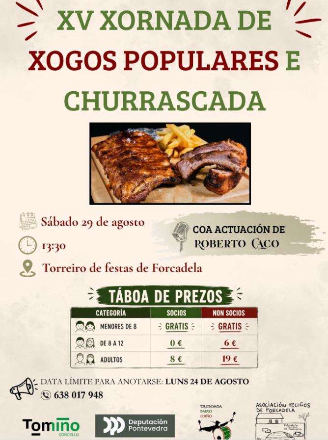 XV Xornada de Xogos Populares e Churrascada de Forcadela en Tomiño