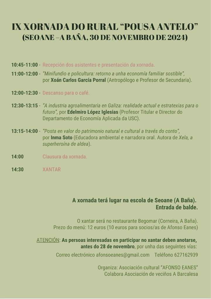 IX Xornada do Rural Pousa Antelo en A Baña