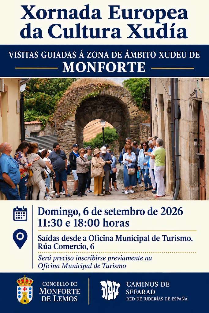 Xornada Europea da Cultura Xudía  (2026) en Monforte de Lemos